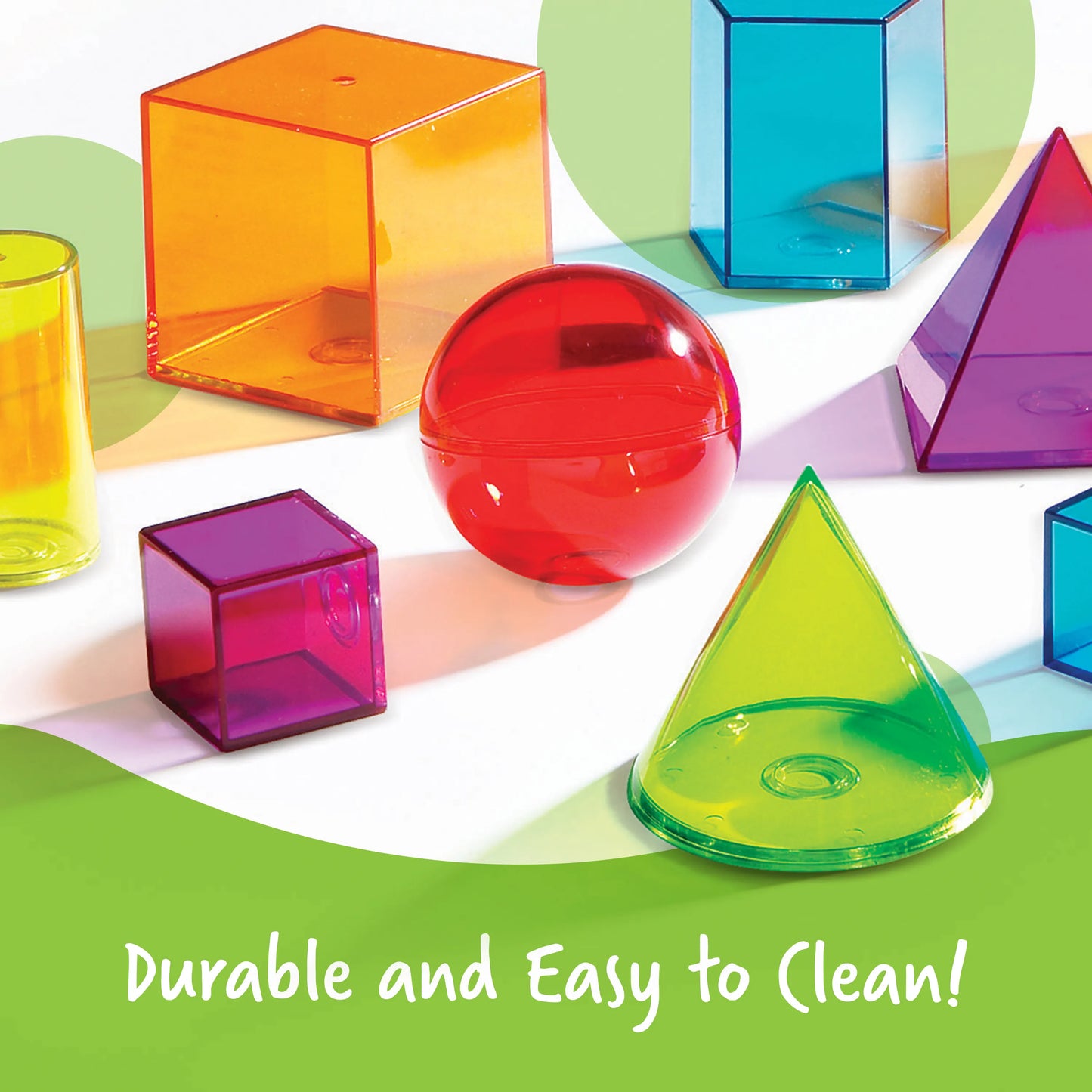 Learning Resources View-Thru Geometric Solids Set of 14