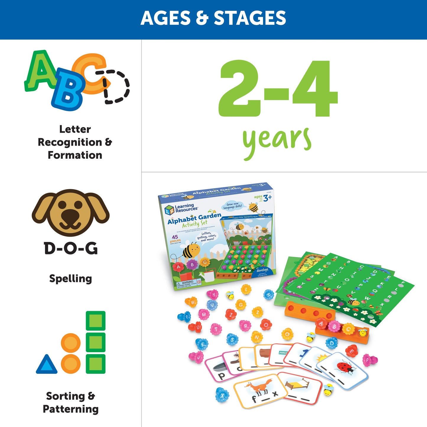 Learning Resources Alphabet Garden Activity Se