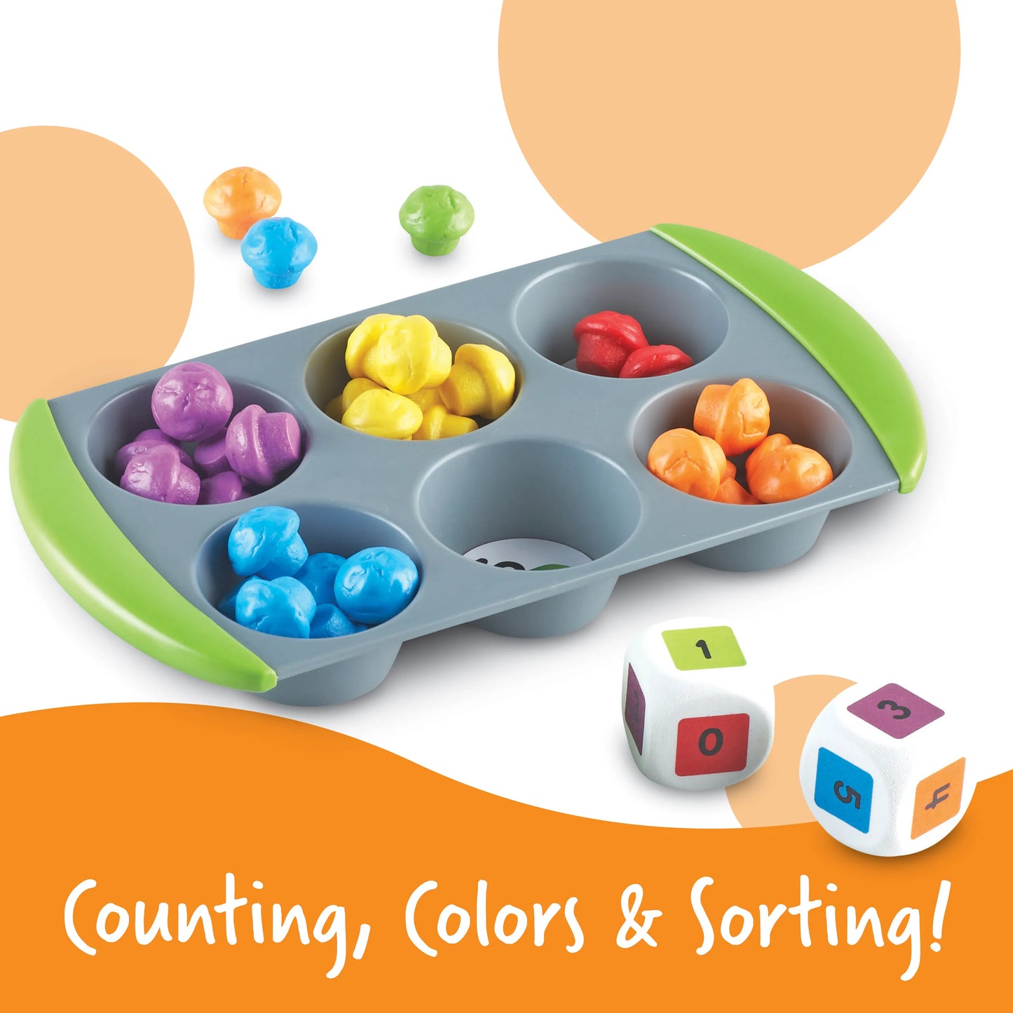 Learning Resources Mini Muffin Match Up Math Activity Set