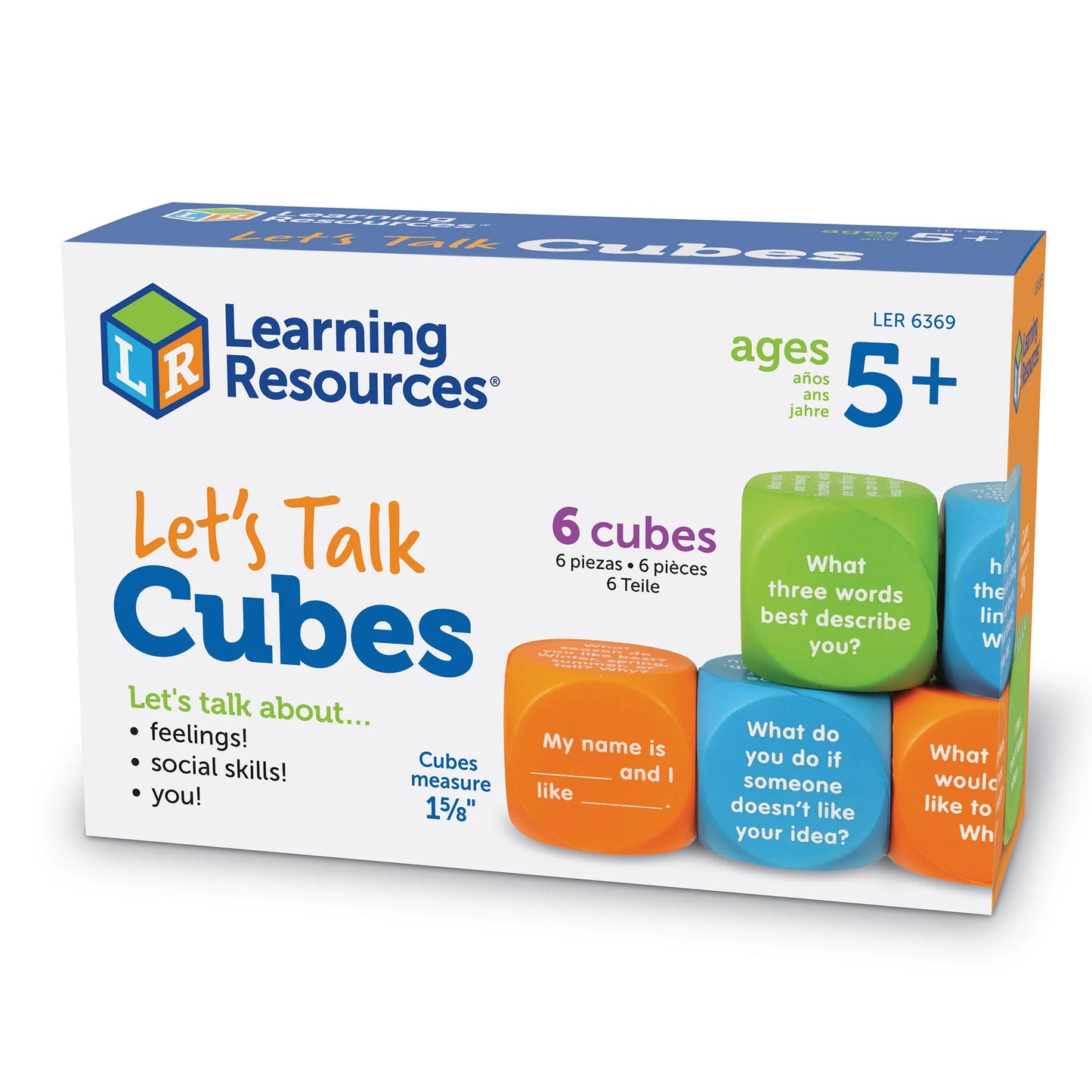 Learning Resources Let's Talk Cubes