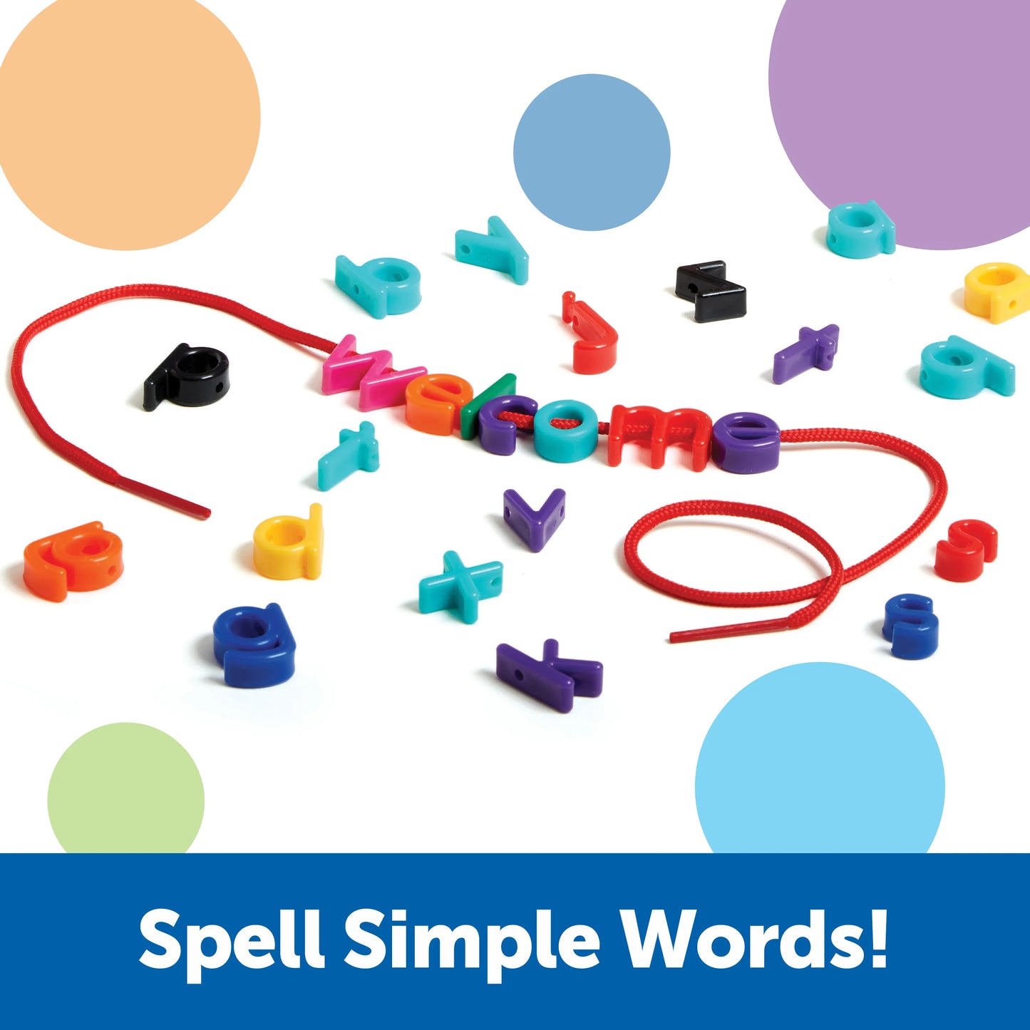 Learning Resources Lowercase Lacing Alphabet