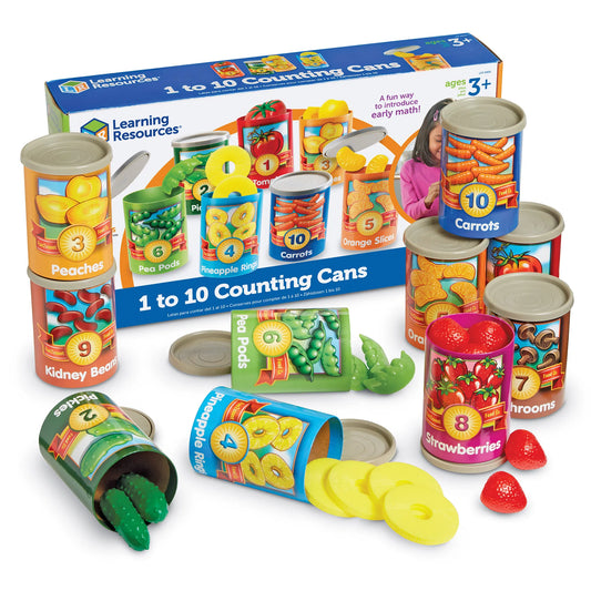 Learning Resources 1 To 10 Counting Cans