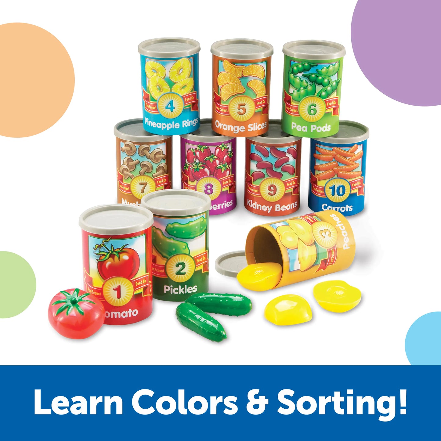 Learning Resources 1 To 10 Counting Cans