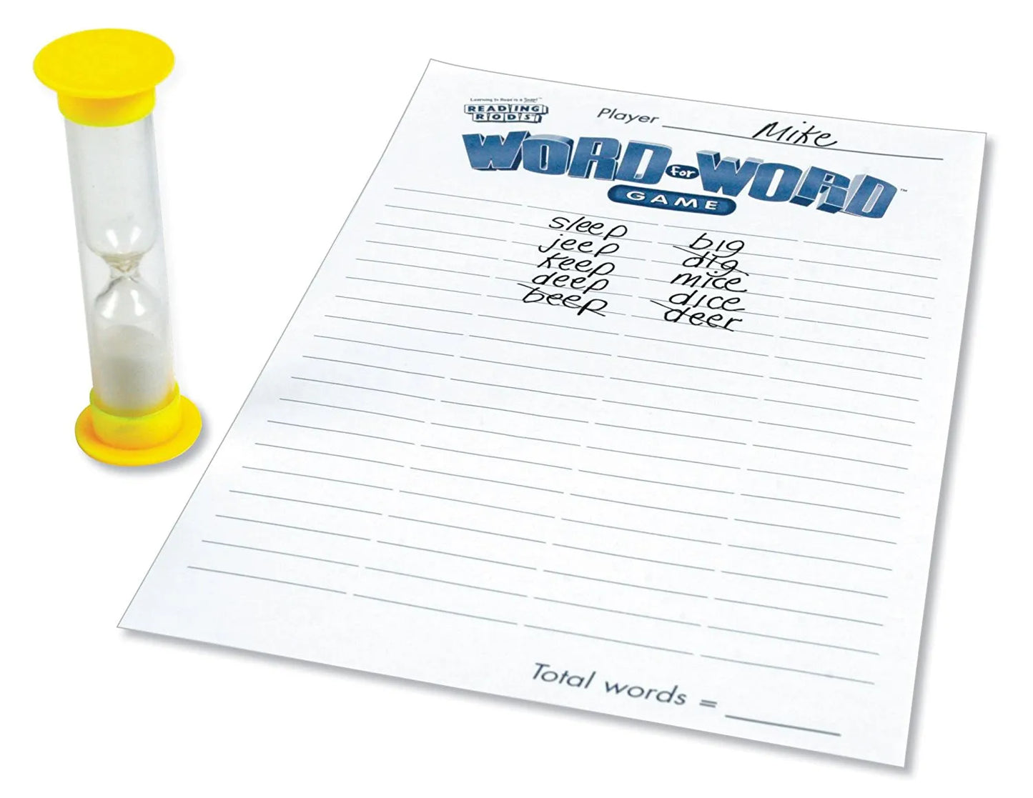 Learning Resources Reading Rods Word for Word Game Phonics Word Building