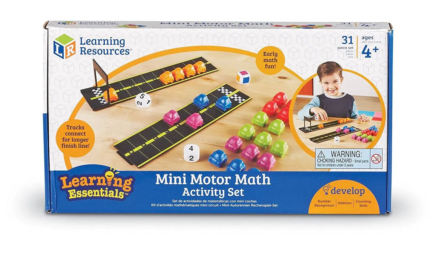 Learning Resources Mini Motor Math Activity Set