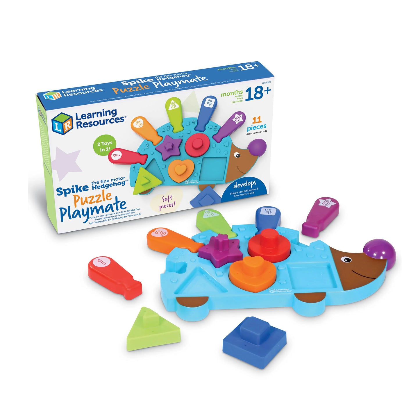 Learning Resources Spike the Fine Motor Hedgehog Puzzle Playmate