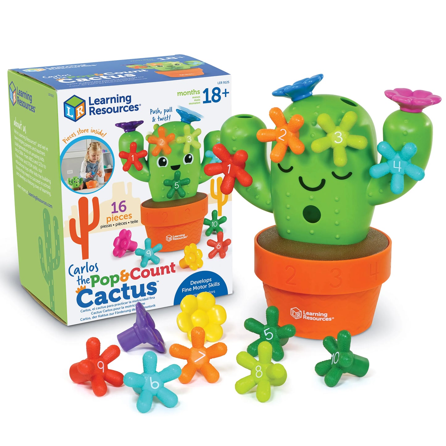 Learning Resources Carlos The Pop & Count Cactus