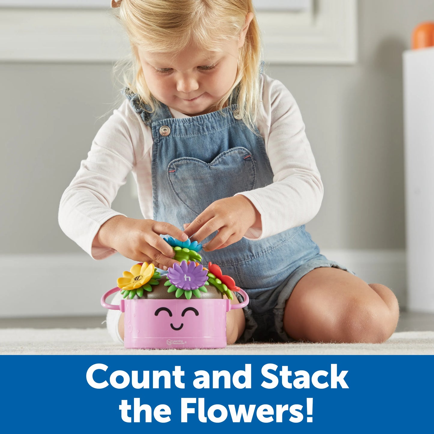 Learning Resources Poppy the Count & Stack Flower Pot