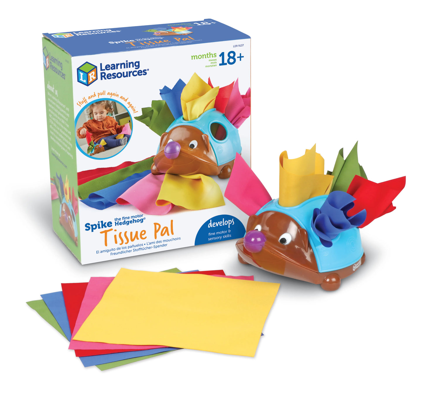 Learning Resources Spike the Fine Motor Hedgehog Tissue Pal