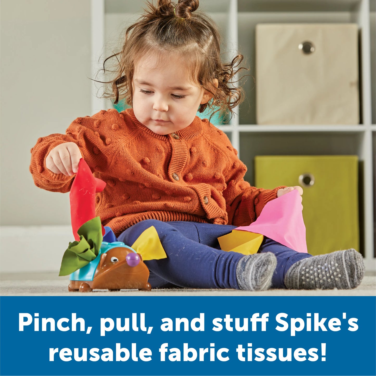 Learning Resources Spike the Fine Motor Hedgehog Tissue Pal