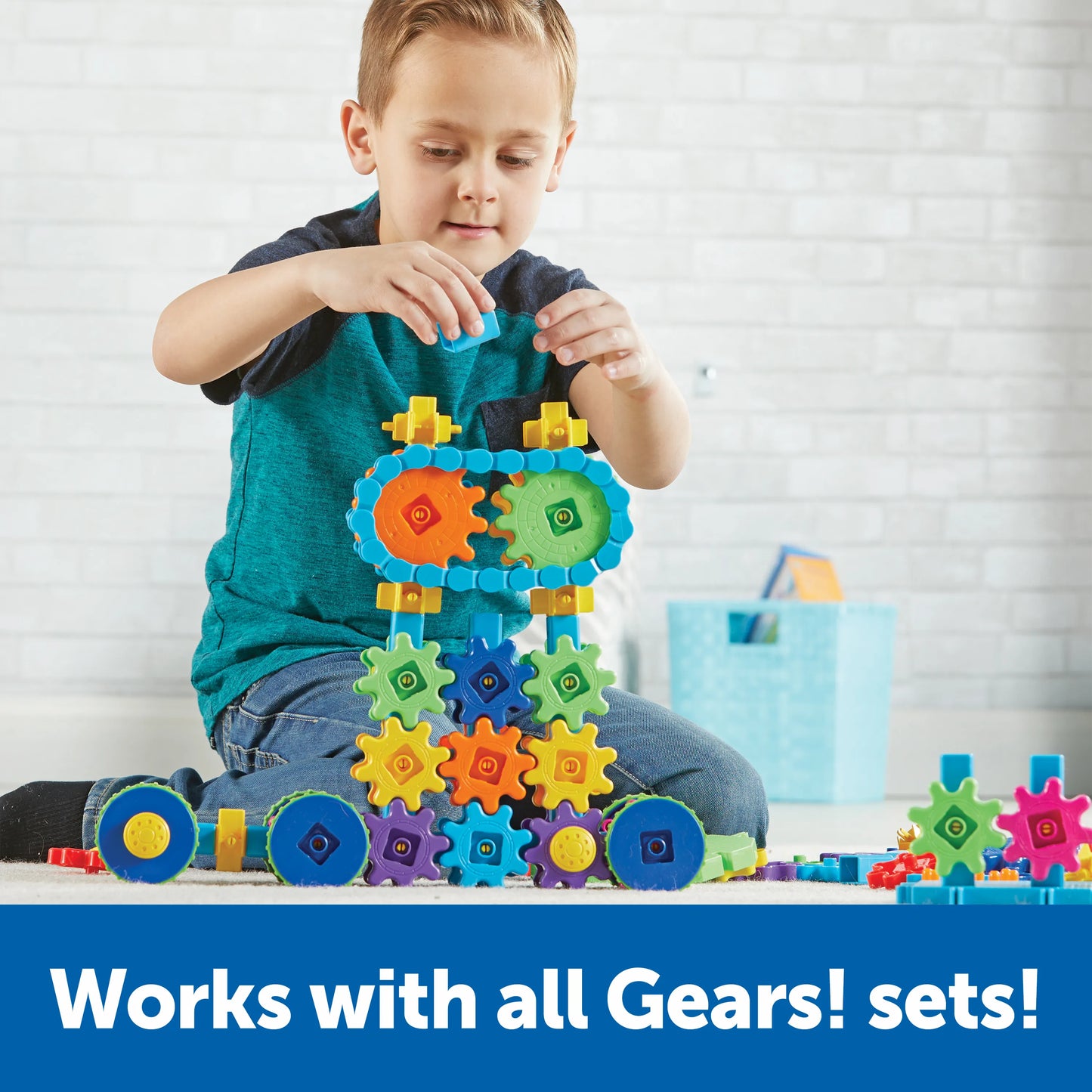 Learning Resources Gear! Gear! Gear! Mega Builds Contruction Set