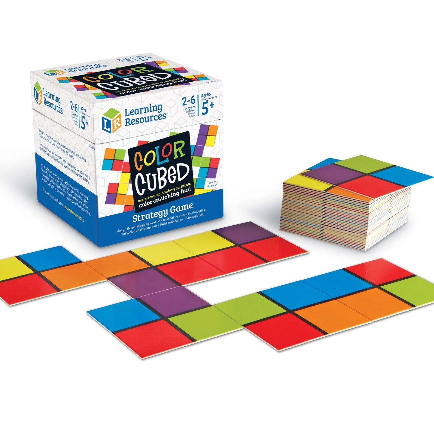 Learning Resources Color Cubed Strategy Brain Boosting Game