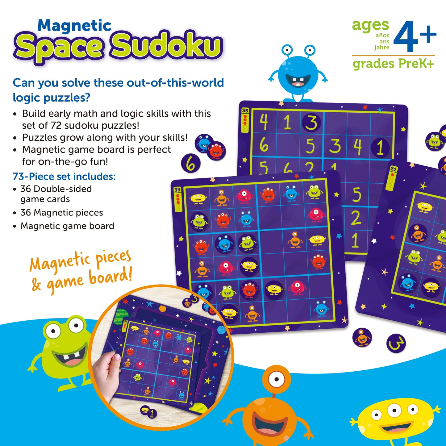 Learning Resources Magnetic Space Sudoku