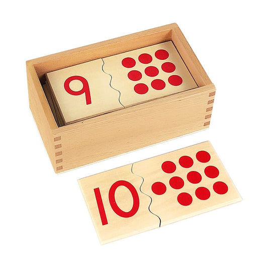 Kindermatic Montessori Number Puzzle 1-10 蒙特梭利 數字拼板