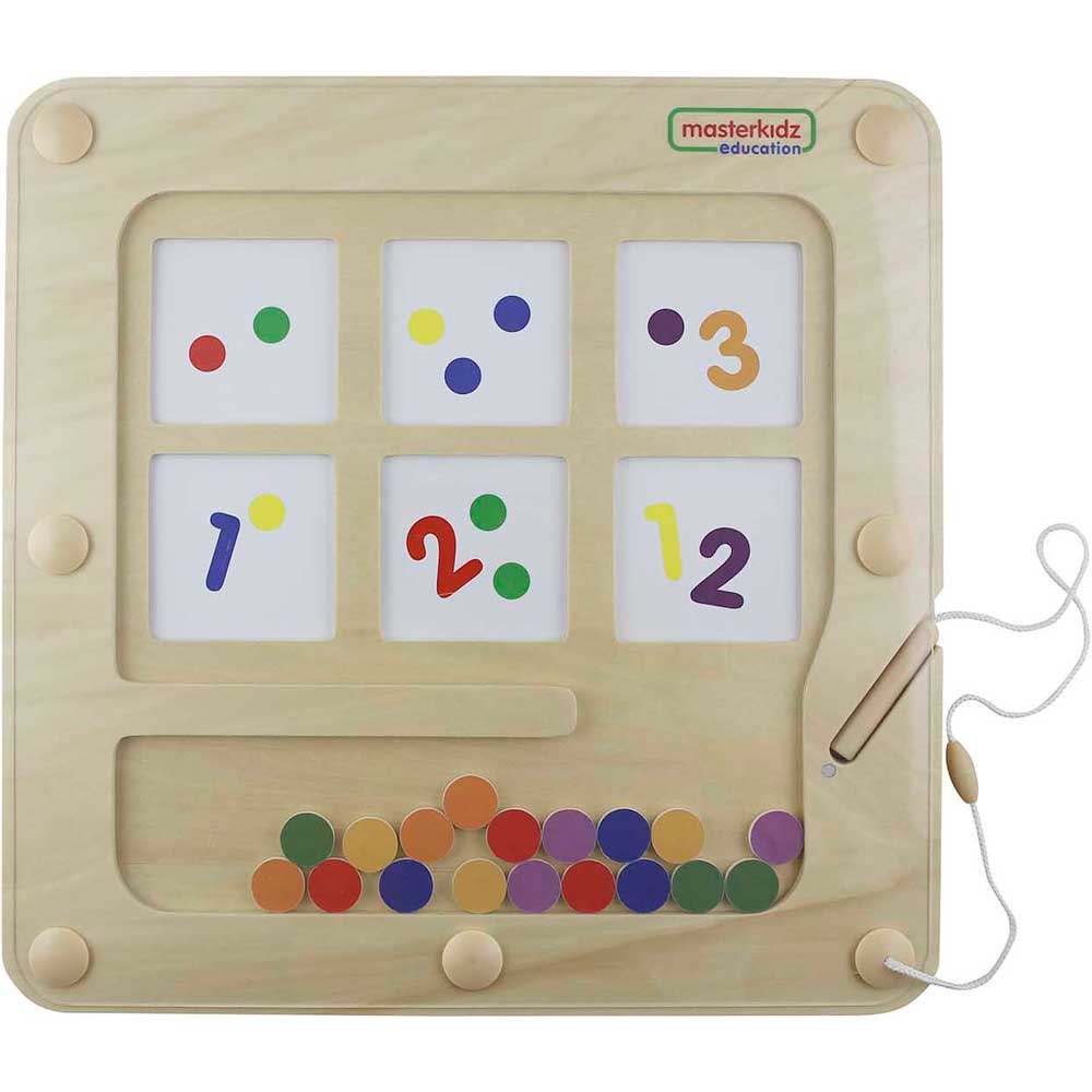 Masterkidz Early Mathematical Skills Number and Colours Matching Magnetic Maze 學習板系列 - 數字與顏色配對磁性迷宮