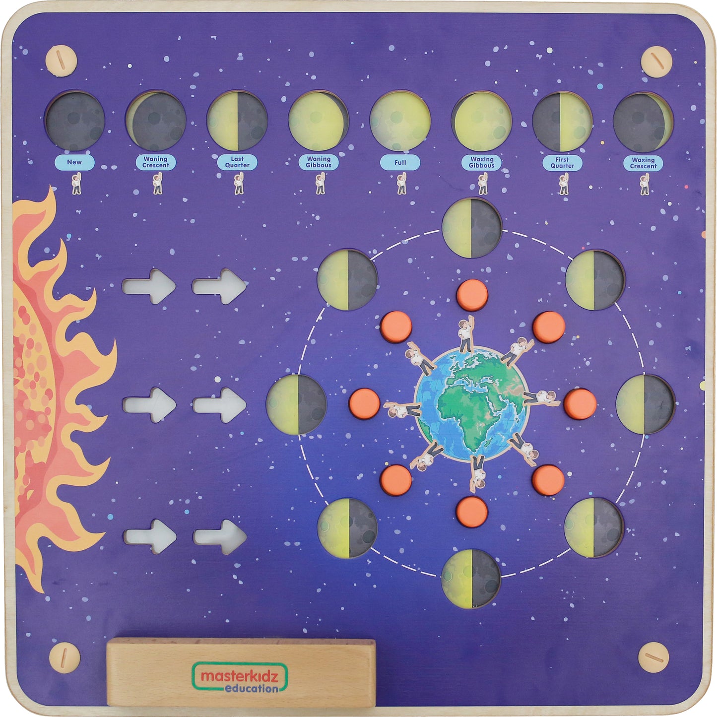 Masterkidz Wall Elements - Moon Phases 牆面遊戲 - 月亮與地球