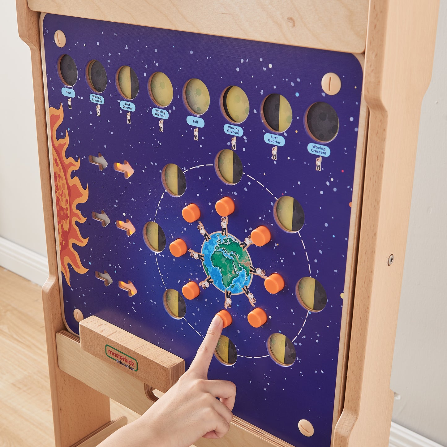 Masterkidz Wall Elements - Moon Phases 牆面遊戲 - 月亮與地球