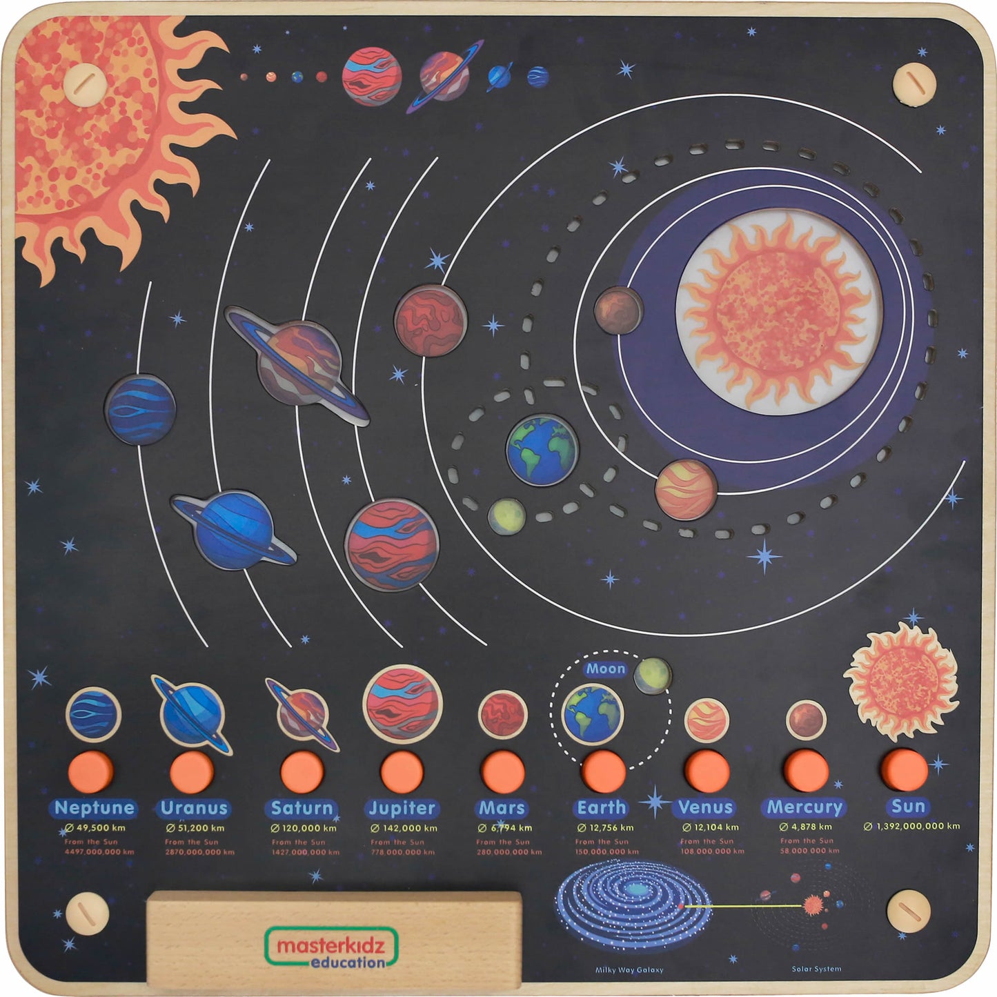 Masterkidz Wall Elements - Solar System 牆面遊戲 - 太陽系 八大行星