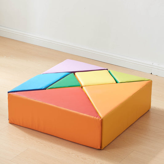 Masterkidz Giant Tangram Soft Foam Blocks Chair Set of 7件套裝 巨形軟體七巧板積木坐椅