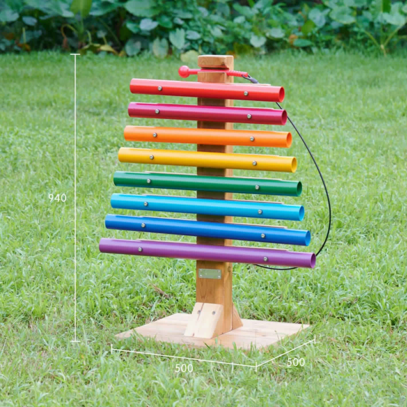 Outdoor Rainbow Chimes Tower 戶外彩虹管琴