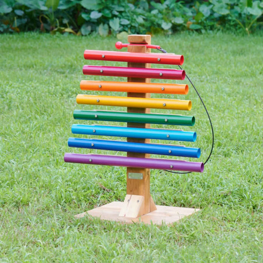 Outdoor Rainbow Chimes Tower 戶外彩虹管琴