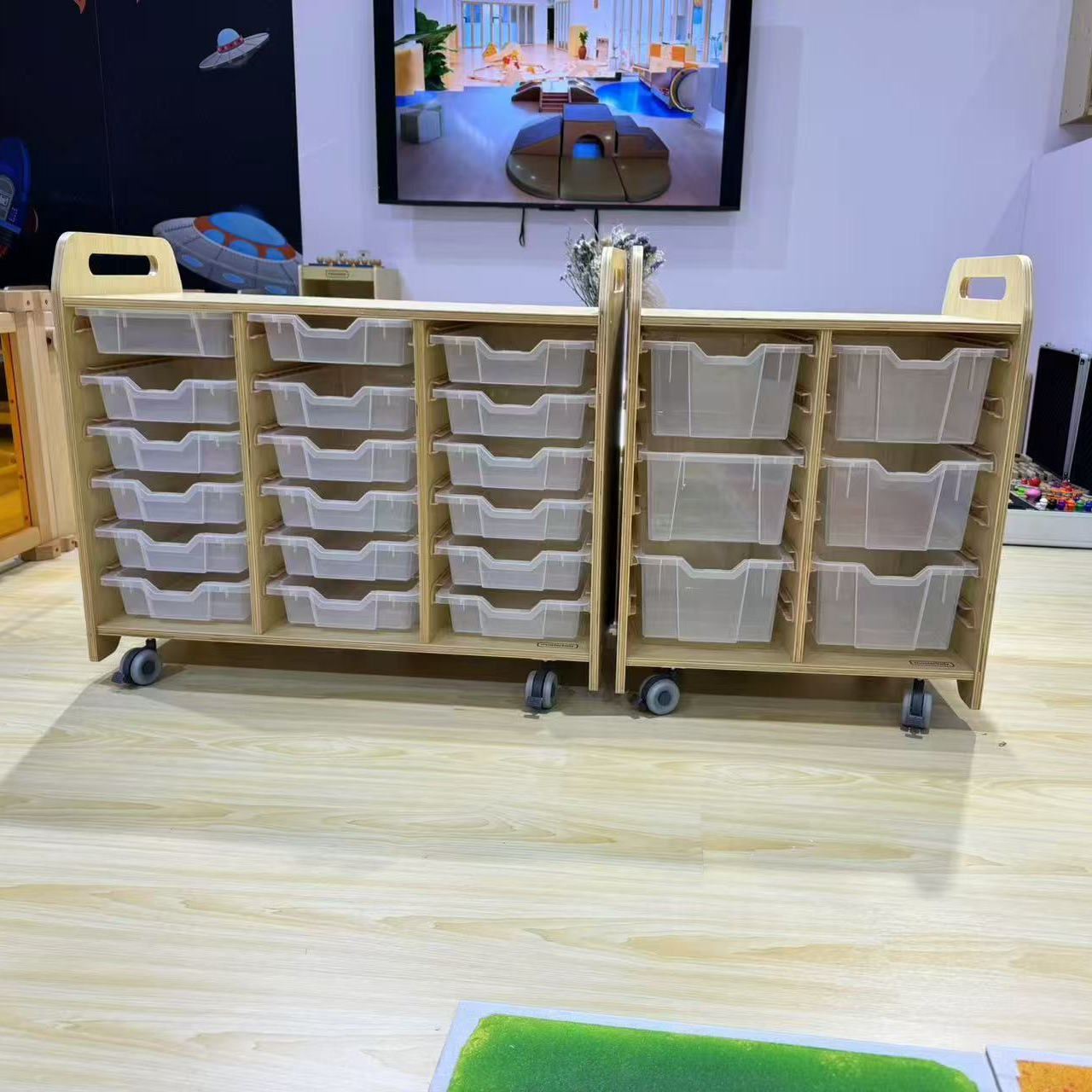 Masterkidz 870L x 750H Tray Storage Unit 3 Column 三排託盤收納櫃