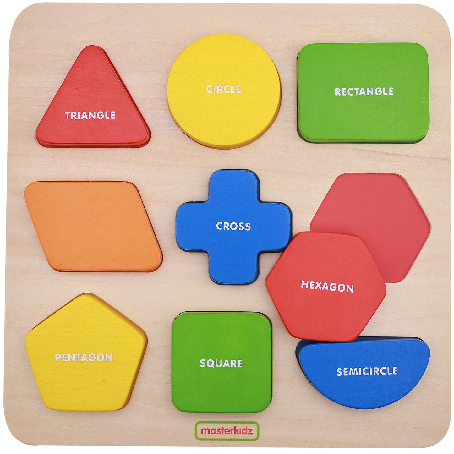 Masterkidz Shape Sorting Board 形狀配對學習板