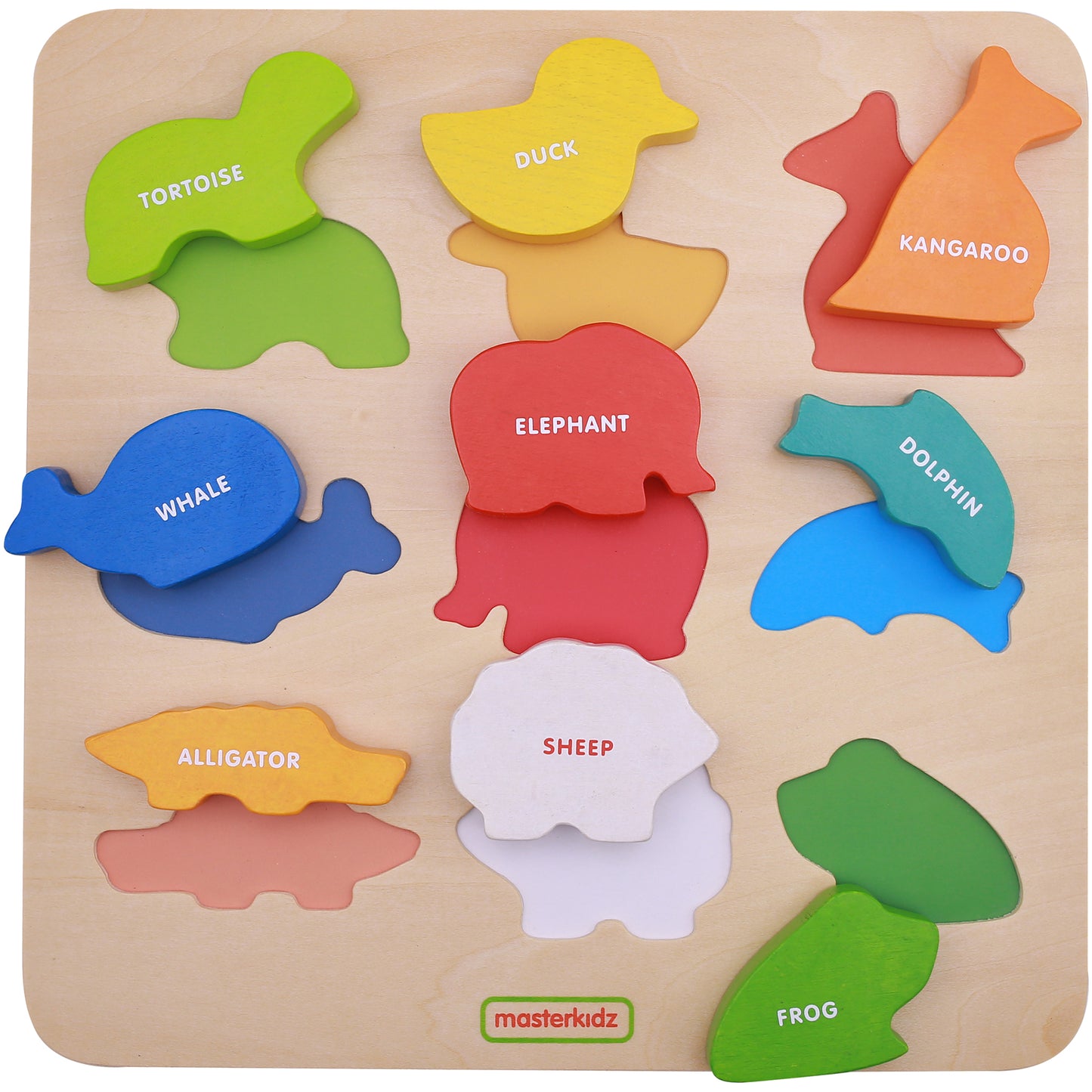 Masterkidz Animal Shape Sorting Board 動物配對學習板