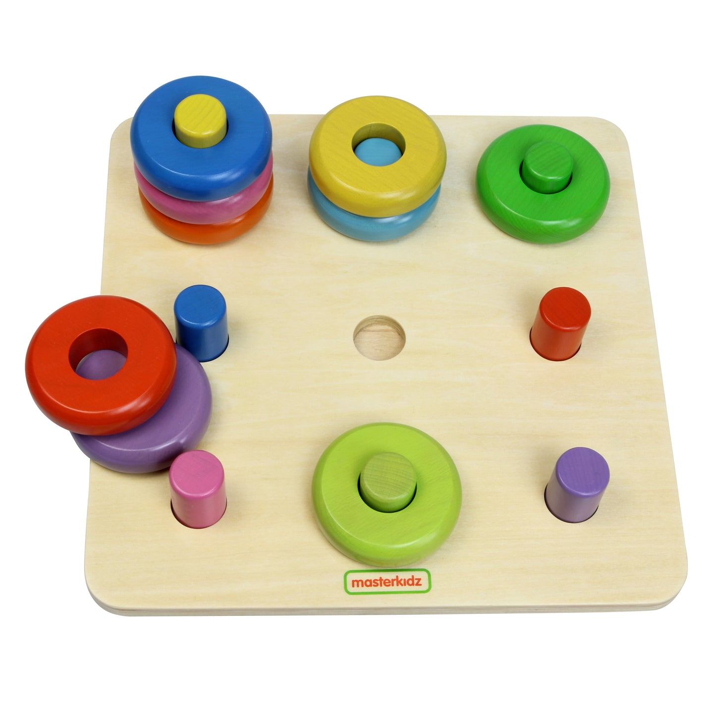 Masterkidz Dowel Matching Board 顏色配對學習板