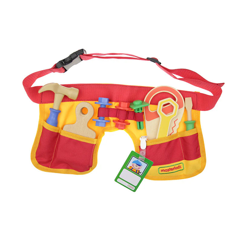 Masterkidz Carpenter Tool Belt Set of 12件小工匠腰包玩具套裝