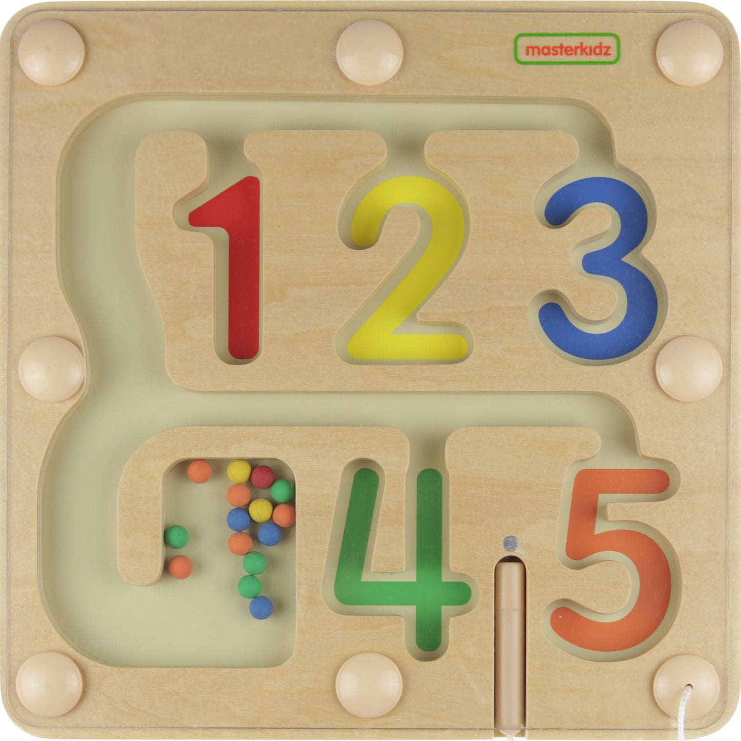 Masterkidz 1-5 Numbers Learning Magnetic Maze 1-5 數字學習磁性運筆迷宮