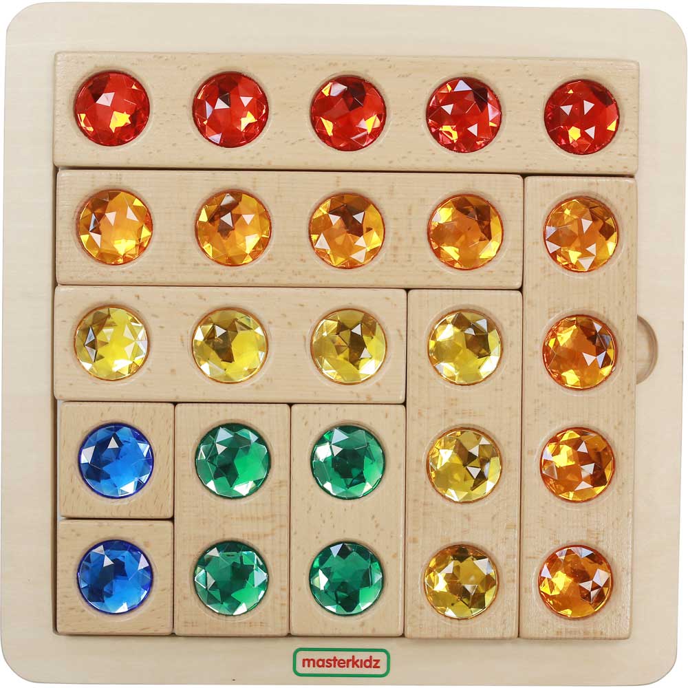 Masterkidz 1-5 Gemstone Counting Bars 1-5 寶石數數條學習板