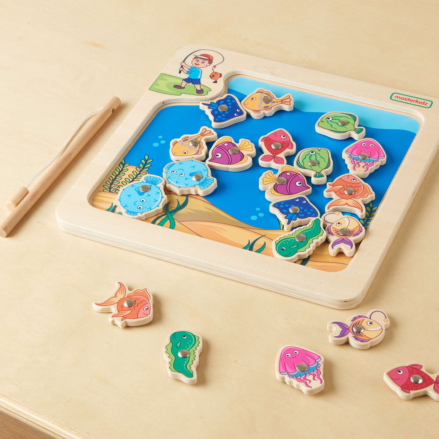 Masterkidz Fishing Game Handy Learning Board 釣魚遊戲 小型學習板