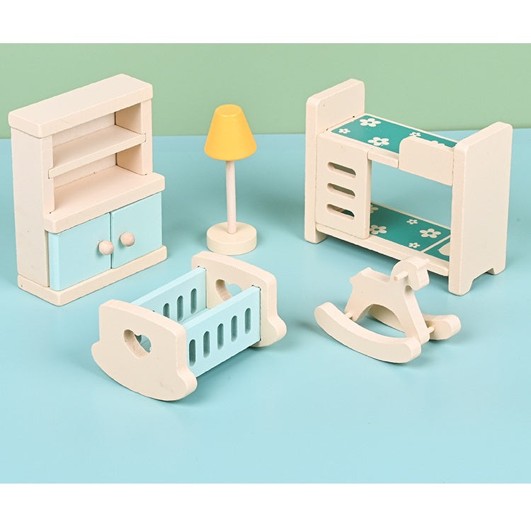 Dollhouse Furniture Set - Colourful Home 娃娃屋彩色的家迷你家具套裝