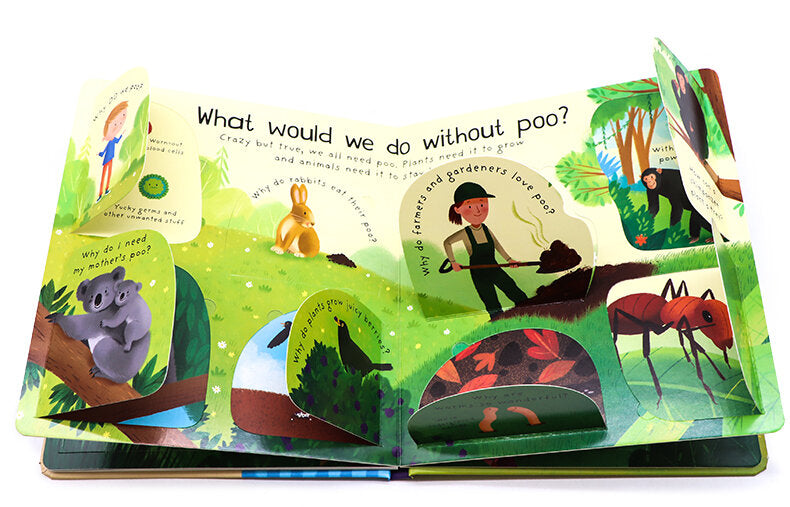 USBORNE First Questions and Answers: Where Does Poo Go? 便便去哪裡了? 啟蒙問答翻翻書