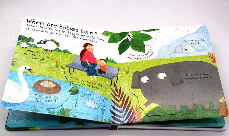 USBORNE First Questions and Answers: Where do babies come from? 寶寶從哪裡來? 啟蒙問答翻翻書