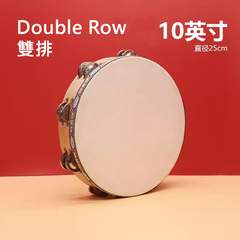 Beechwood Hand Held Tambourine Drum 櫸木手持鈴鼓