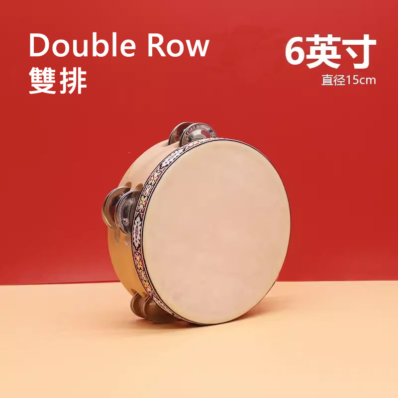 Beechwood Hand Held Tambourine Drum 櫸木手持鈴鼓