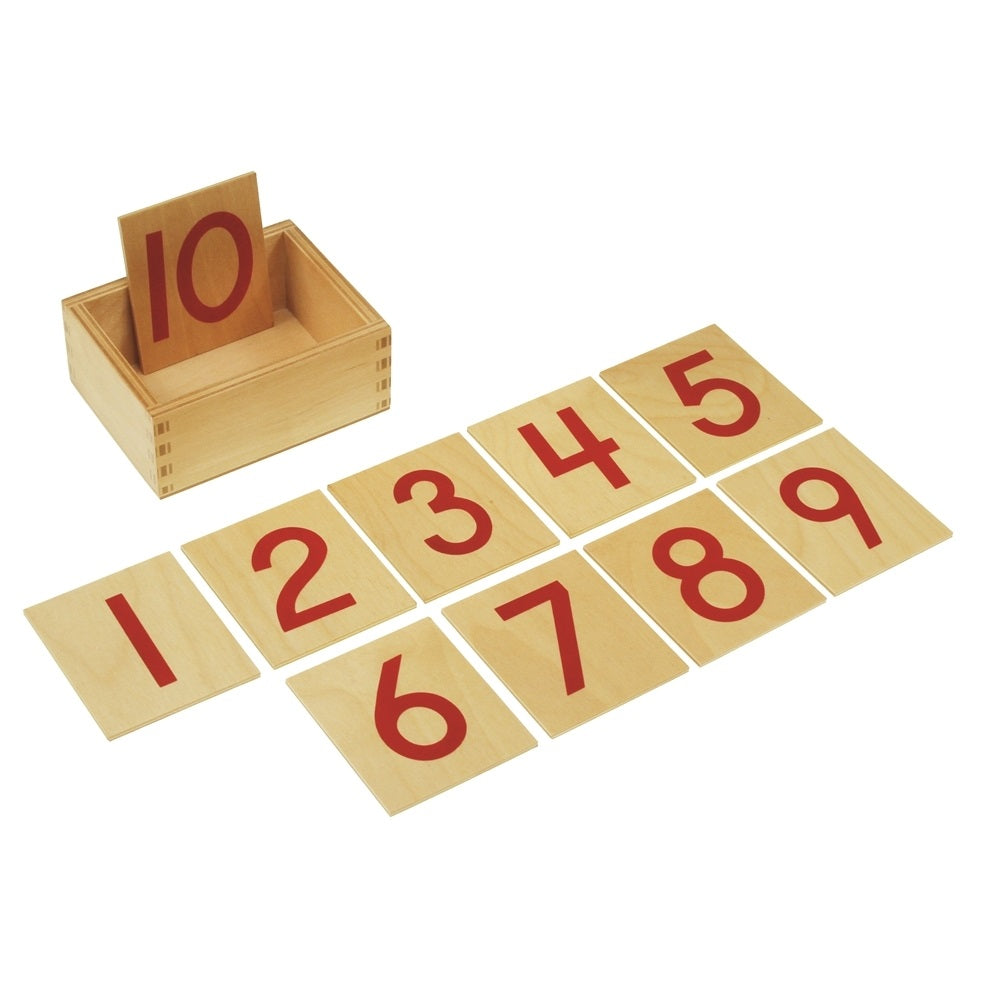 Kindermatic Montessori Numerals for Number Rods 蒙特梭利 數棒數位卡