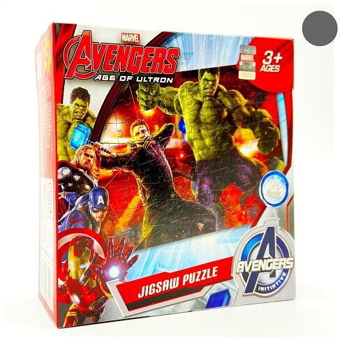 Kindermatic Marvel Avengers Jigsaw Puzzle 48-100pcs PURPLE 漫威復仇者聯盟 兒童拼圖 48-100塊 紫色 Marvel Avengers