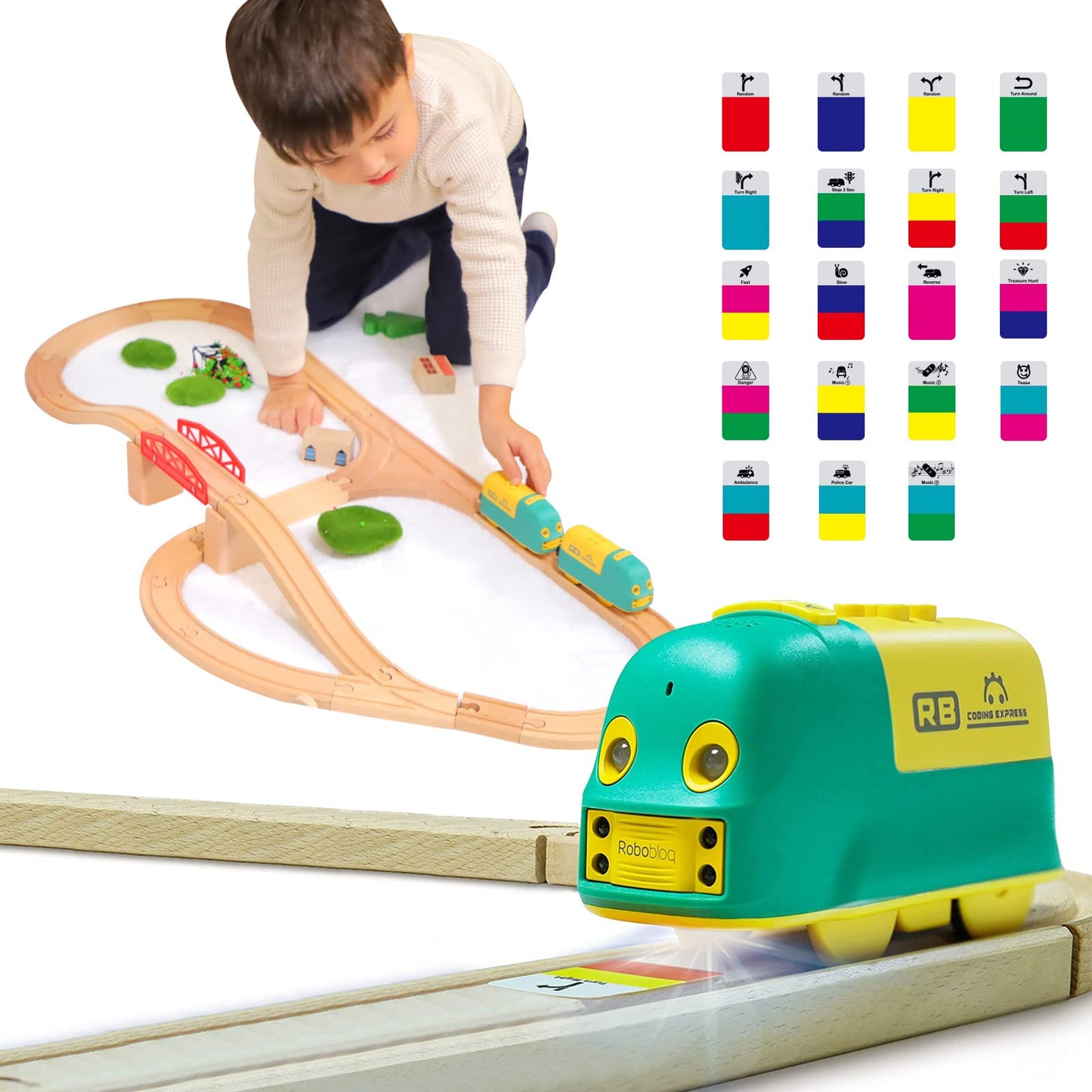 Robobloq Coding Express Kindergarten STEAM 幼兒編程列車