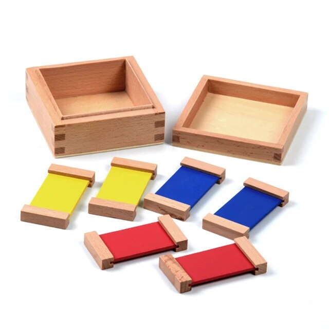 Kindermatic Montessori Color Tablets 1st Box 蒙特梭利 色板一 3色色卡