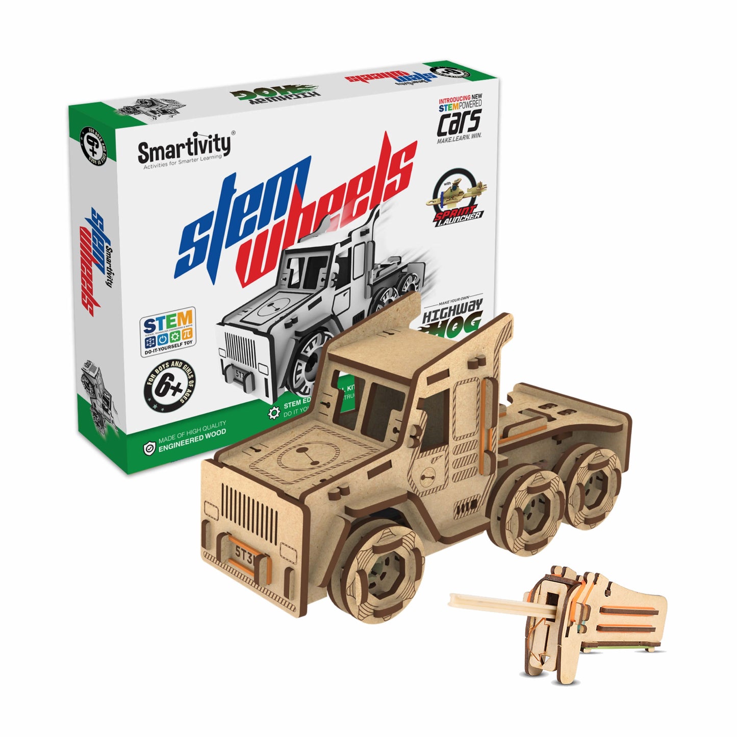 Smartivity Stemwheels Race Truck 彈射賽車四驅卡車