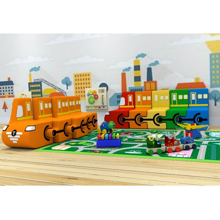 Corner Play Soft Foam Railway Bench Set 玩樂空間鐵路軟體長椅套裝