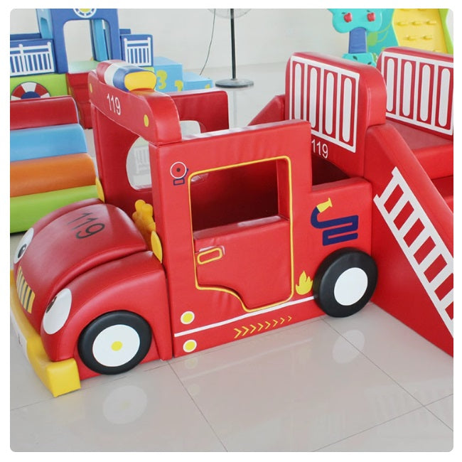 Grampus Soft Foam Playhouse Fire Truck 軟體遊戲屋 - 消防車