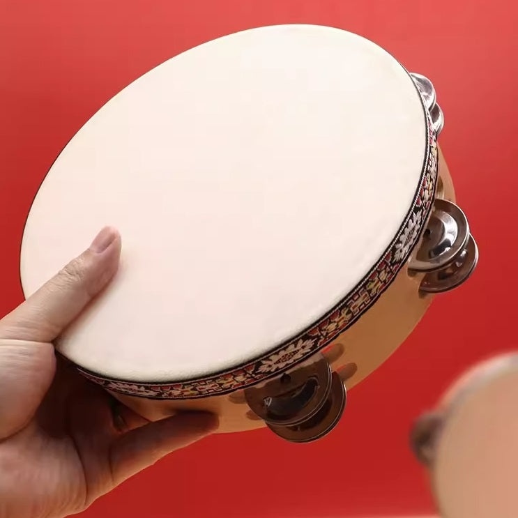 Beechwood Hand Held Tambourine Drum 櫸木手持鈴鼓