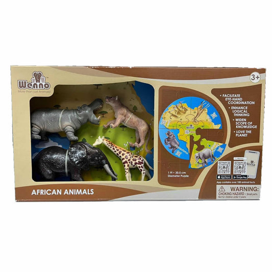 Wenno African Animals Playset