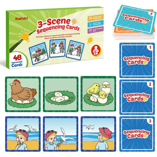 3-Scene Sequencing Cards (16 Activities) 1-2-3排序圖卡 (16情景)