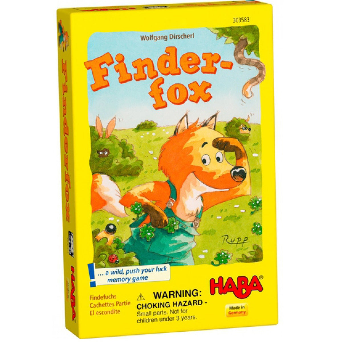 HABA 303266 Finder Fox Memory Game 狐狸躲猫猫 記憶遊戲