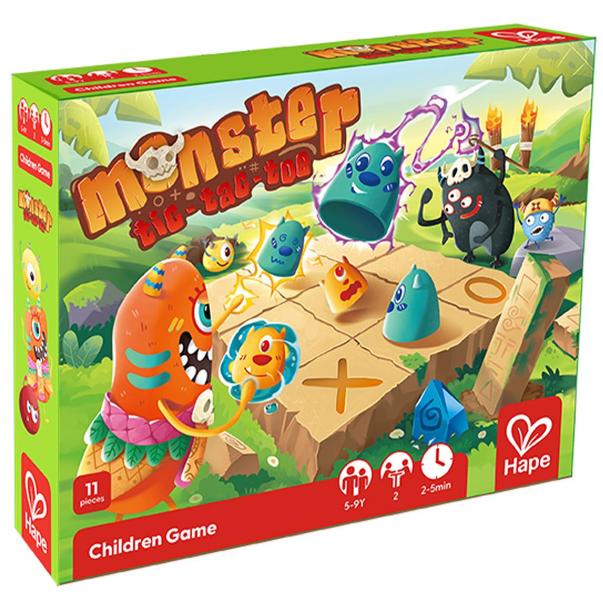 Hape Mini Game Big & Small Monster Tic-Tac-Toe 大中小 怪獸過三關 井字棋